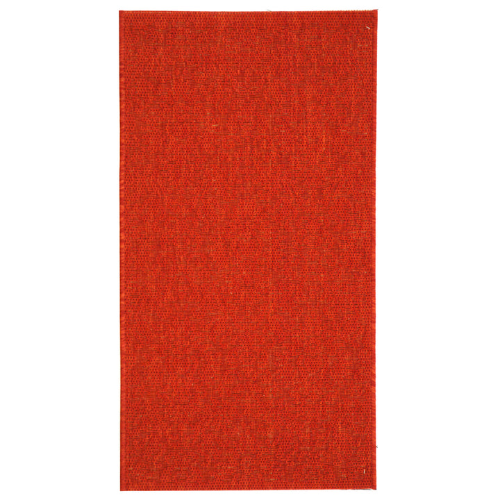 SAFAVIEH Outdoor CY2714-3777 Courtyard Collection Red / Red Rug Image 4