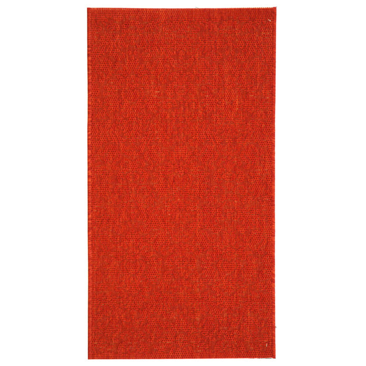 SAFAVIEH Outdoor CY2714-3777 Courtyard Collection Red / Red Rug Image 1