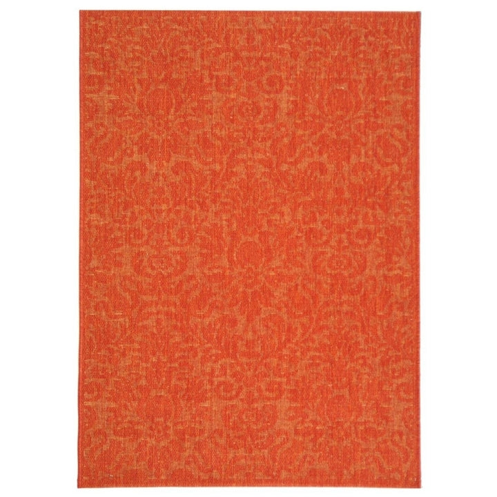 SAFAVIEH Outdoor CY2714-3777 Courtyard Collection Red / Red Rug Image 6