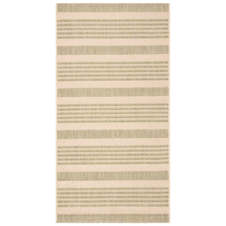 SAFAVIEH Outdoor CY6062-218 Courtyard Beige / Sweet Pea Rug Image 4