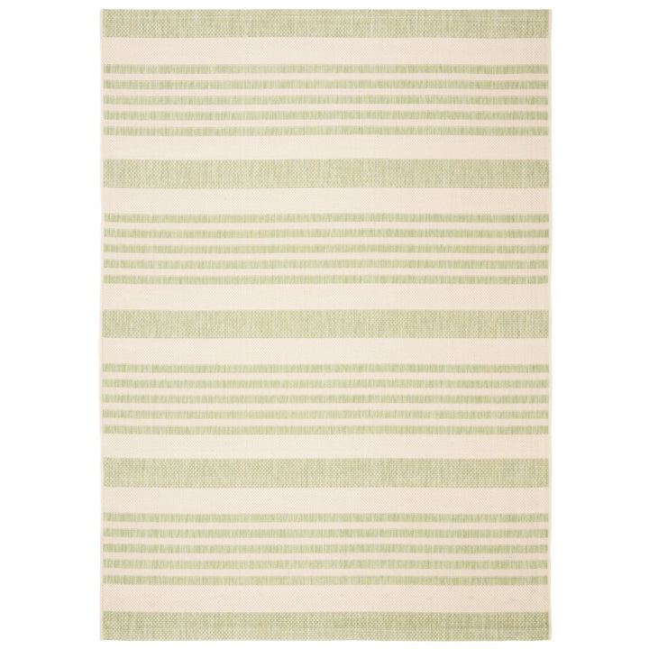 SAFAVIEH Outdoor CY6062-218 Courtyard Beige / Sweet Pea Rug Image 1