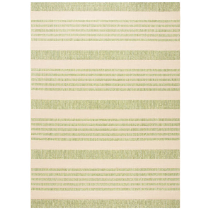 SAFAVIEH Outdoor CY6062-218 Courtyard Beige / Sweet Pea Rug Image 1