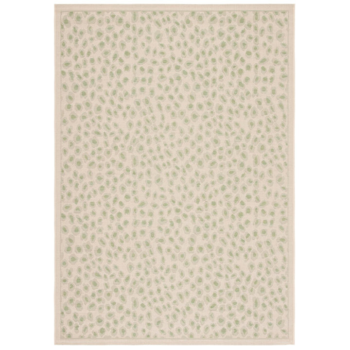 SAFAVIEH Outdoor CY6104-45312 Courtyard Beige / Green Rug Image 1