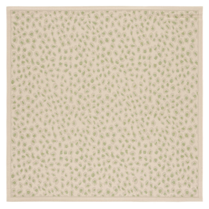 SAFAVIEH Outdoor CY6104-45312 Courtyard Beige / Green Rug Image 1