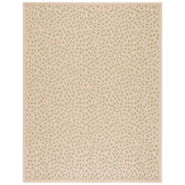 SAFAVIEH Outdoor CY6104-45312 Courtyard Beige / Green Rug Image 1