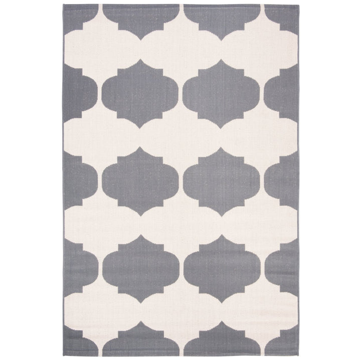 SAFAVIEH Outdoor CY6162-236 Courtyard Beige / Anthracite Rug Image 1