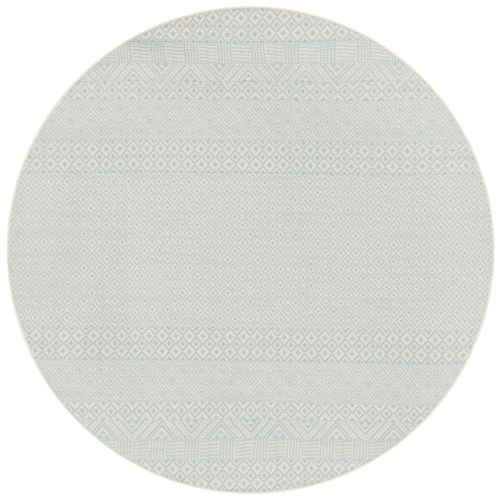 SAFAVIEH Outdoor CY6235-21312 Courtyard Beige / Aqua Rug Image 1