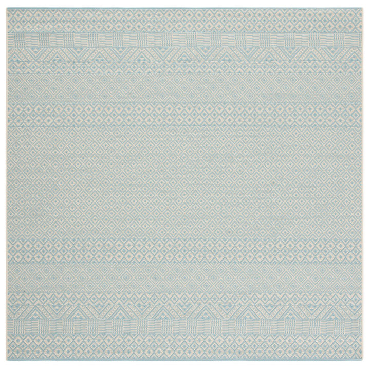 SAFAVIEH Outdoor CY6235-21312 Courtyard Beige / Aqua Rug Image 1