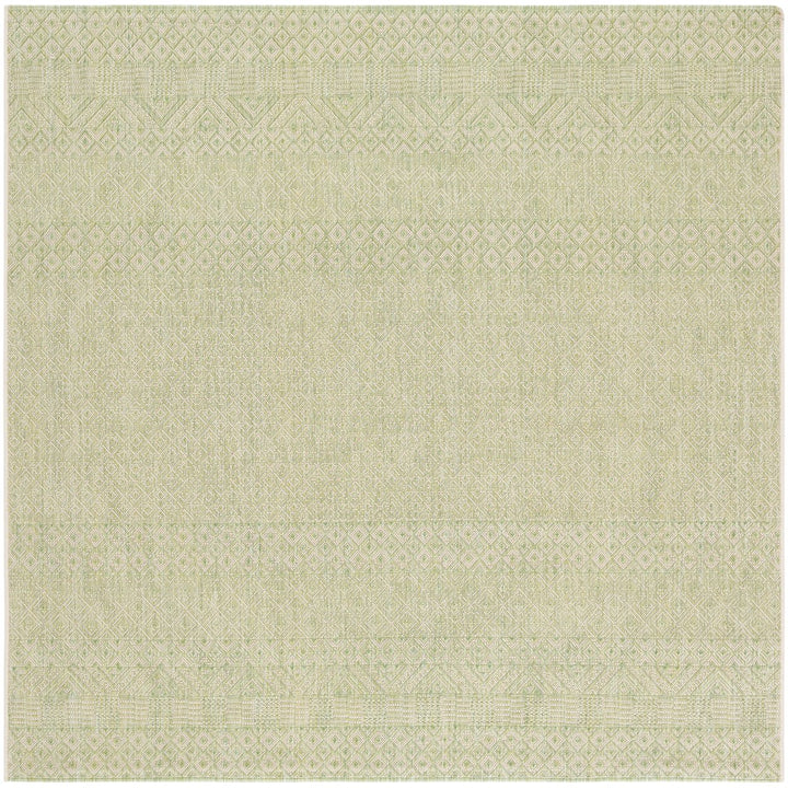 SAFAVIEH Outdoor CY6235-21812 Courtyard Beige / Green Rug Image 1