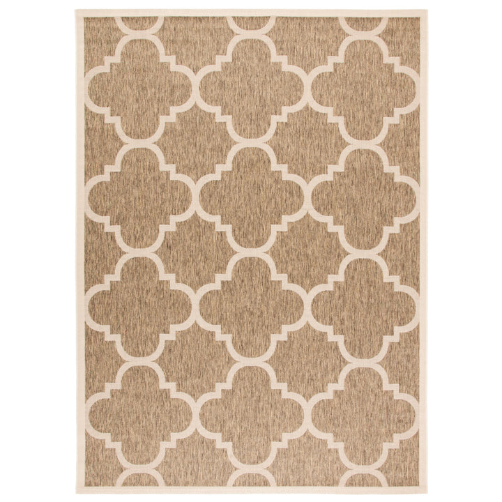 SAFAVIEH Outdoor CY6243-242 Courtyard Collection Brown Rug Image 8