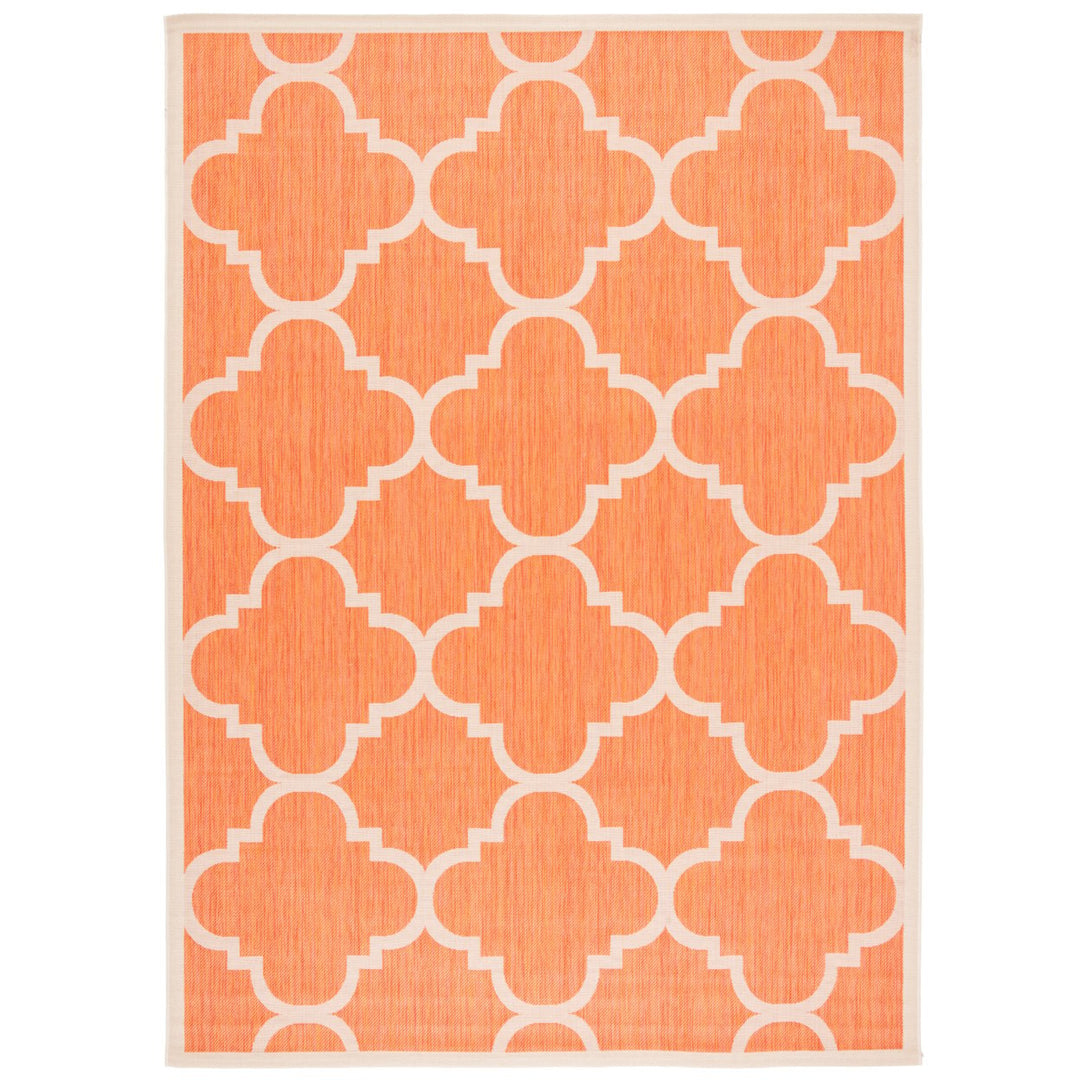 SAFAVIEH Outdoor CY6243-241 Courtyard Collection Terracotta Rug Image 9