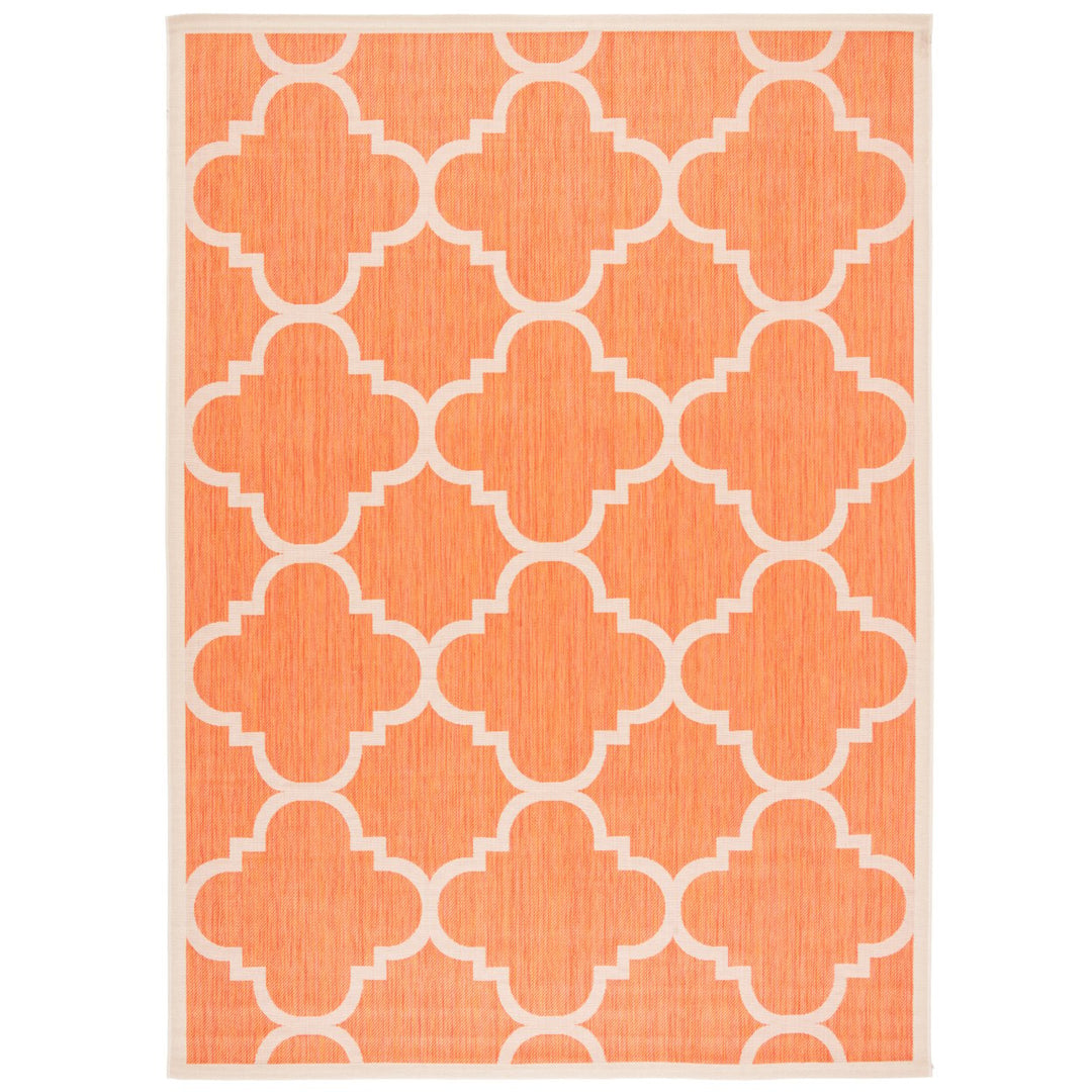 SAFAVIEH Outdoor CY6243-241 Courtyard Collection Terracotta Rug Image 1