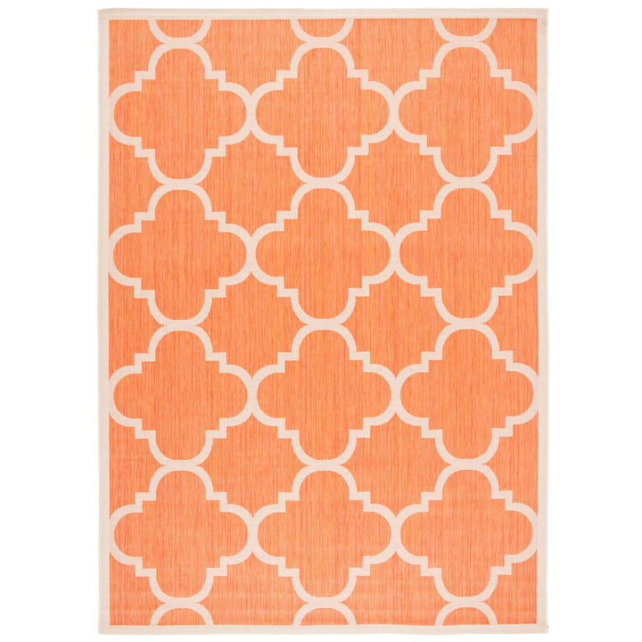 SAFAVIEH Outdoor CY6243-241 Courtyard Collection Terracotta Rug Image 1