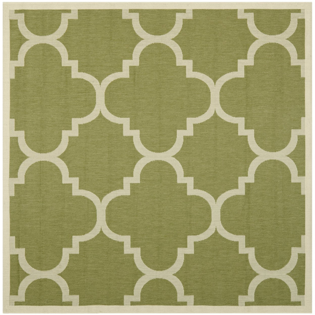 SAFAVIEH Indoor Outdoor CY6243-244 Courtyard Green / Beige Rug Image 1