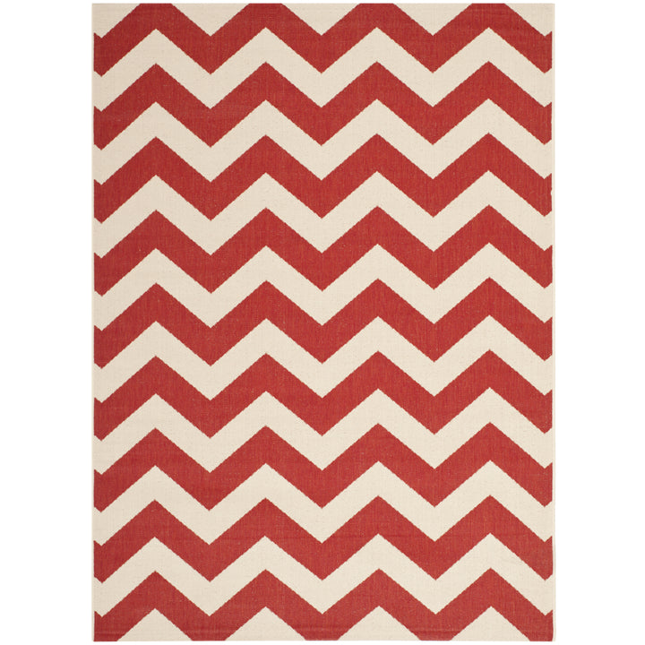 SAFAVIEH Outdoor CY6244-248 Courtyard Collection Red Rug Image 11