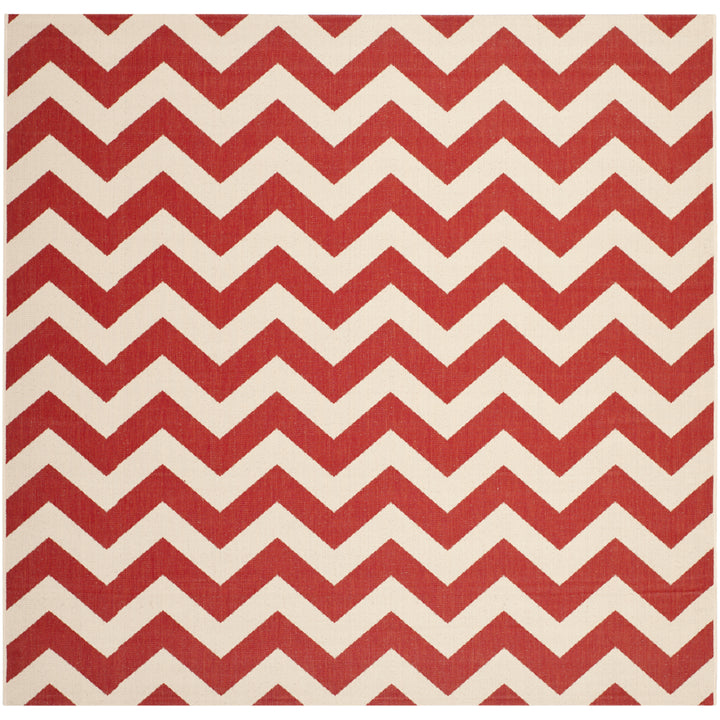 SAFAVIEH Outdoor CY6244-248 Courtyard Collection Red Rug Image 12