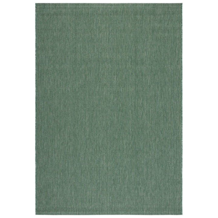 SAFAVIEH Outdoor CY6520-32222 Courtyard Dark Green Rug Image 1