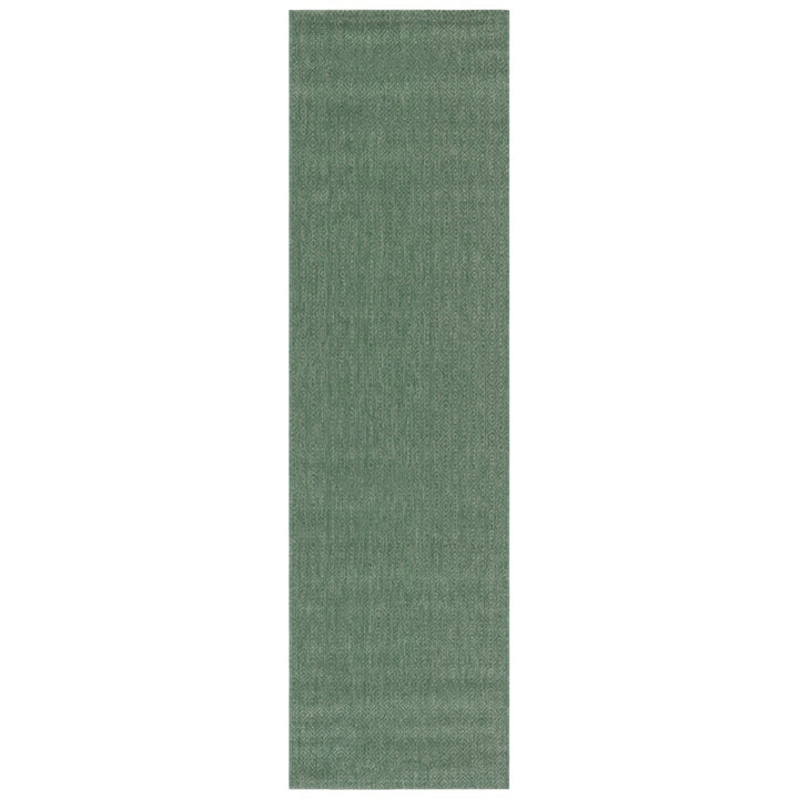 SAFAVIEH Outdoor CY6520-32222 Courtyard Dark Green Rug Image 1