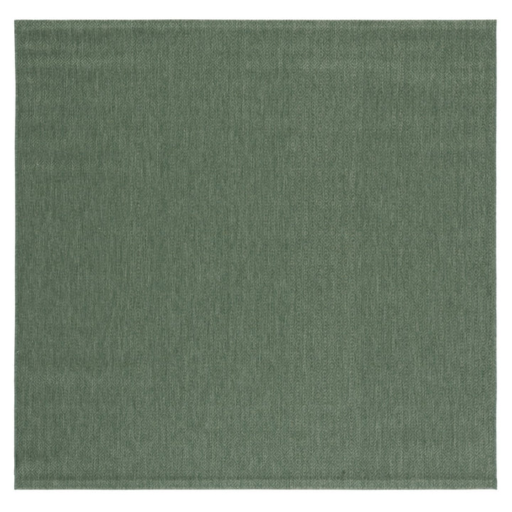 SAFAVIEH Outdoor CY6520-32222 Courtyard Dark Green Rug Image 1