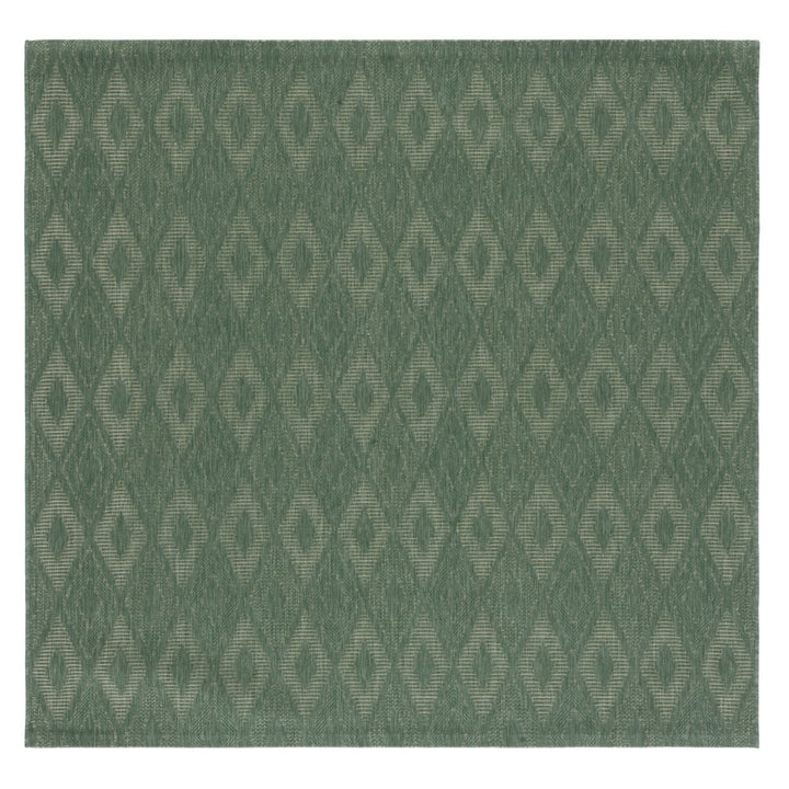 SAFAVIEH Outdoor CY6522-32222 Courtyard Dark Green / Beige Rug Image 1