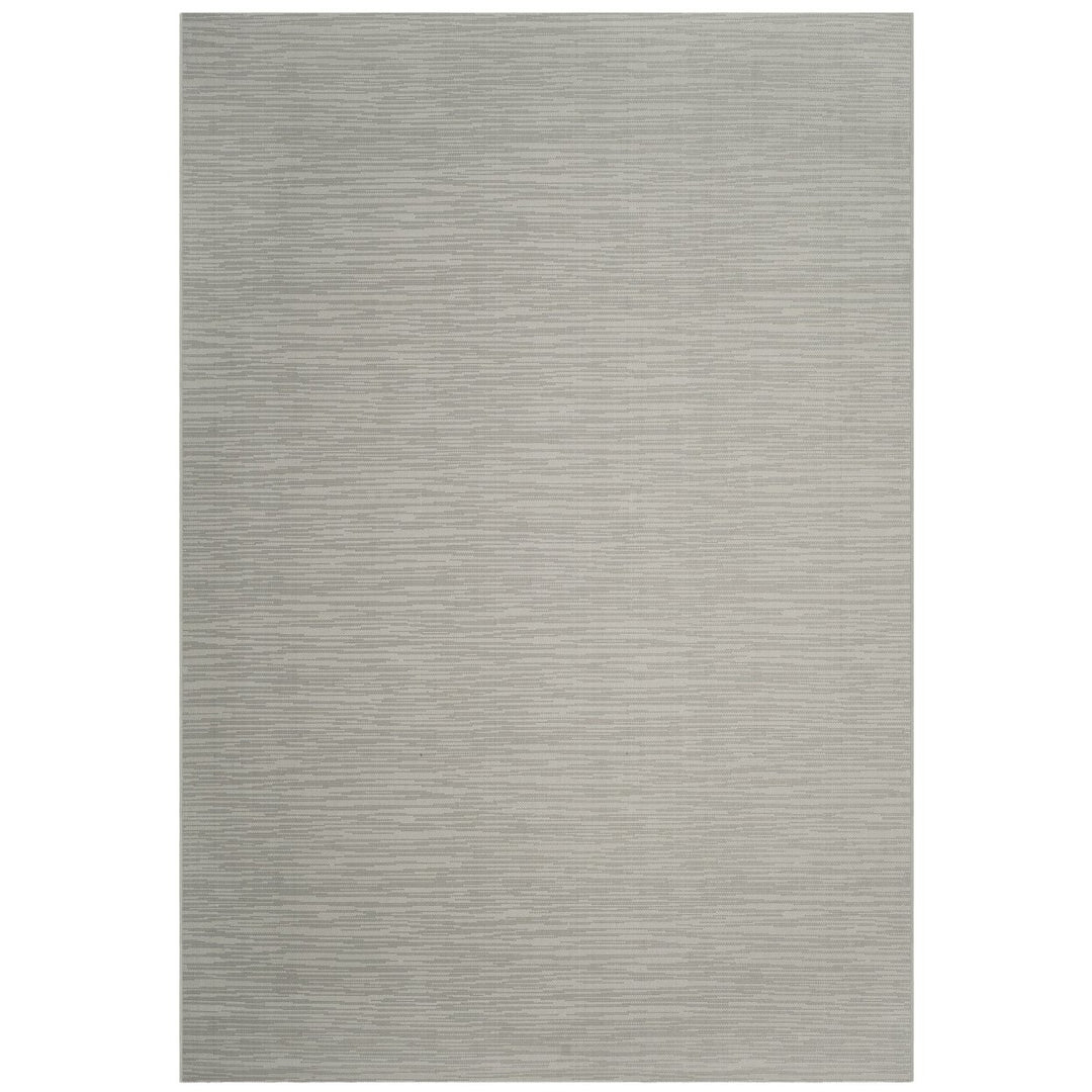 SAFAVIEH Outdoor CY6576-07811 Courtyard Light Grey Rug Image 1