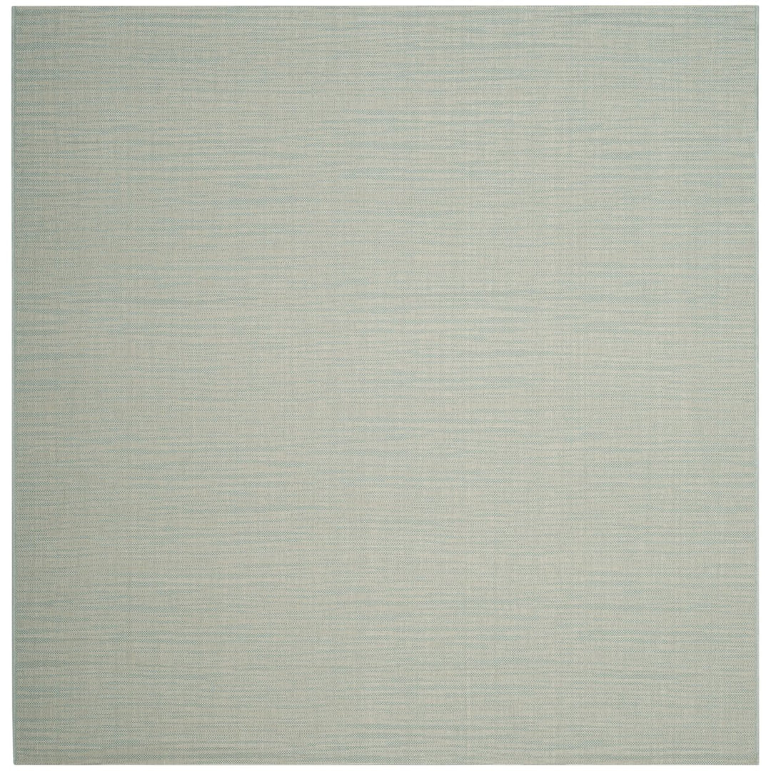 SAFAVIEH Outdoor CY6576-21322 Courtyard Aqua / Cream Rug Image 1