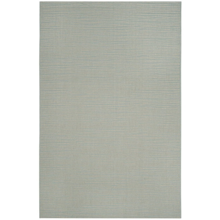 SAFAVIEH Outdoor CY6576-21322 Courtyard Aqua / Cream Rug Image 1