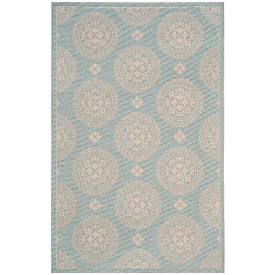 SAFAVIEH Outdoor CY6716-213 Courtyard Collection Spa Rug Image 1