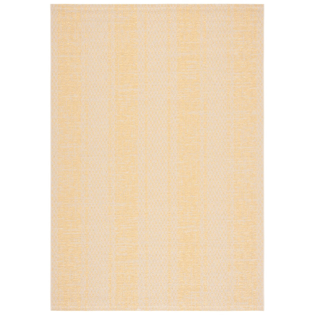 SAFAVIEH Outdoor CY6736-30612 Courtyard Beige / Gold Rug Image 1