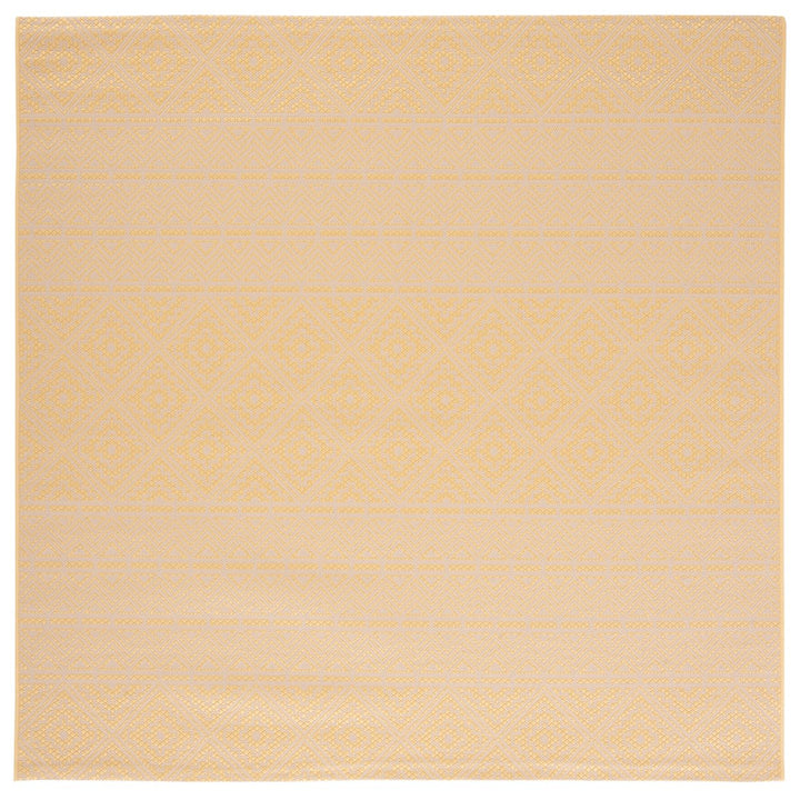 SAFAVIEH Outdoor CY6787-30621 Courtyard Beige / Gold Rug Image 1