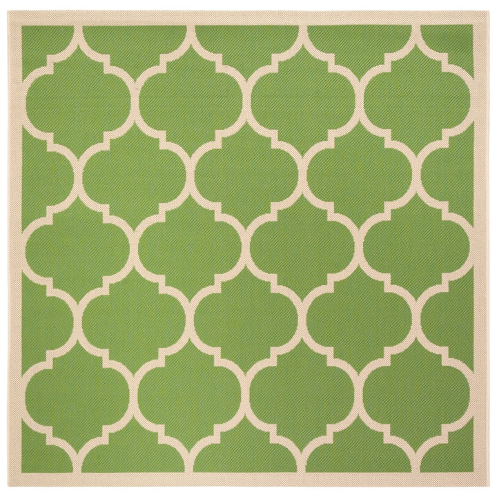 SAFAVIEH Indoor Outdoor CY6914-244 Courtyard Green / Beige Rug Image 1