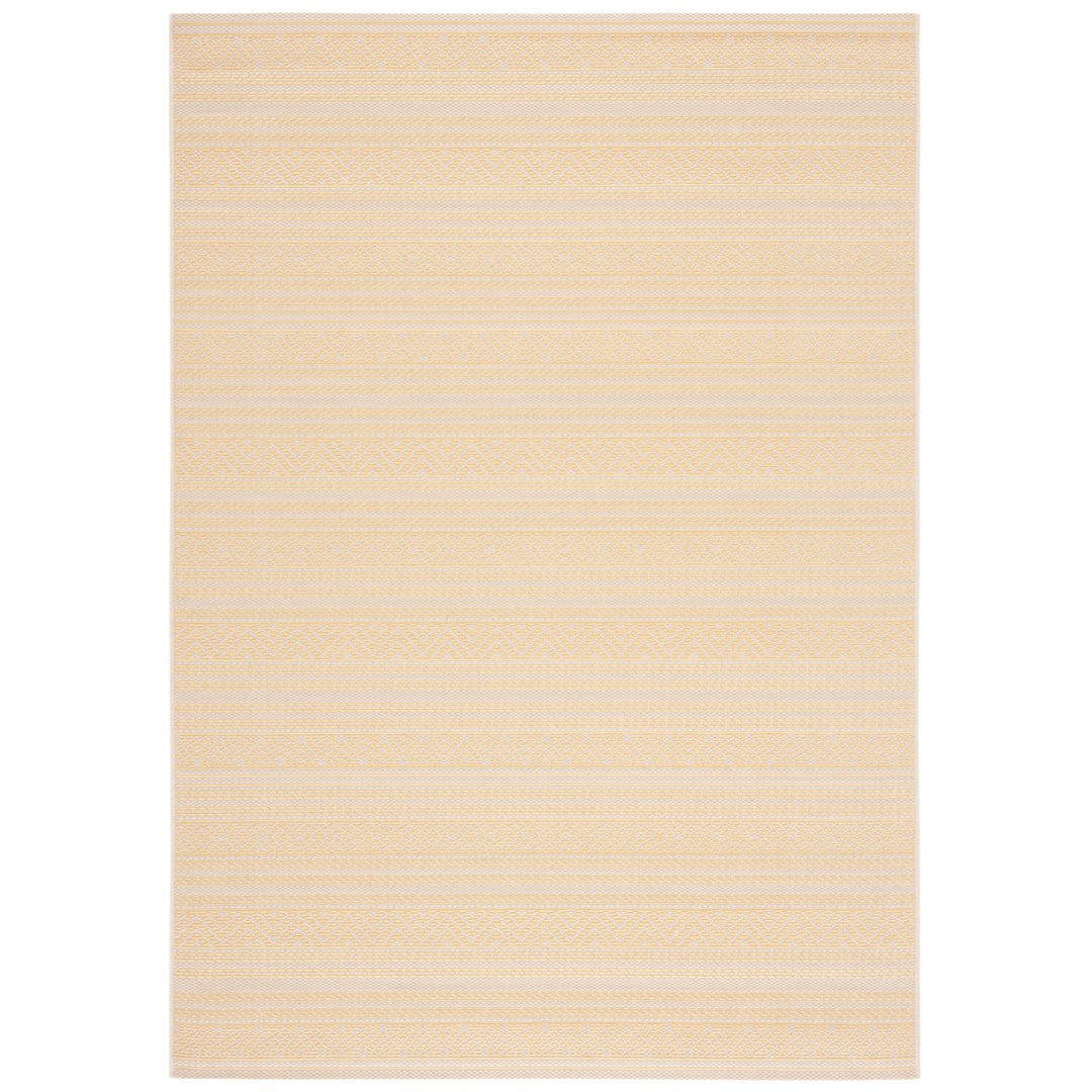 SAFAVIEH Outdoor CY6866-30612 Courtyard Beige / Gold Rug Image 1