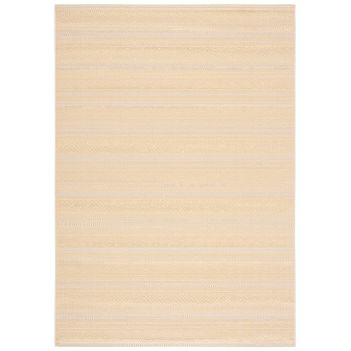 SAFAVIEH Outdoor CY6866-30612 Courtyard Beige / Gold Rug Image 1