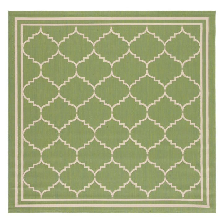 SAFAVIEH Indoor Outdoor CY6889-244 Courtyard Green / Beige Rug Image 1