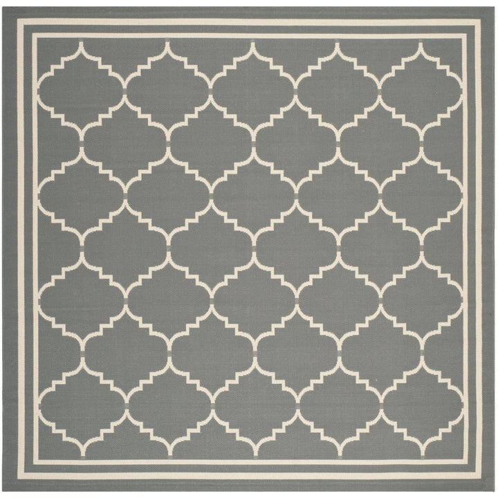 SAFAVIEH Indoor Outdoor CY6889-246 Courtyard Grey / Beige Rug Image 1