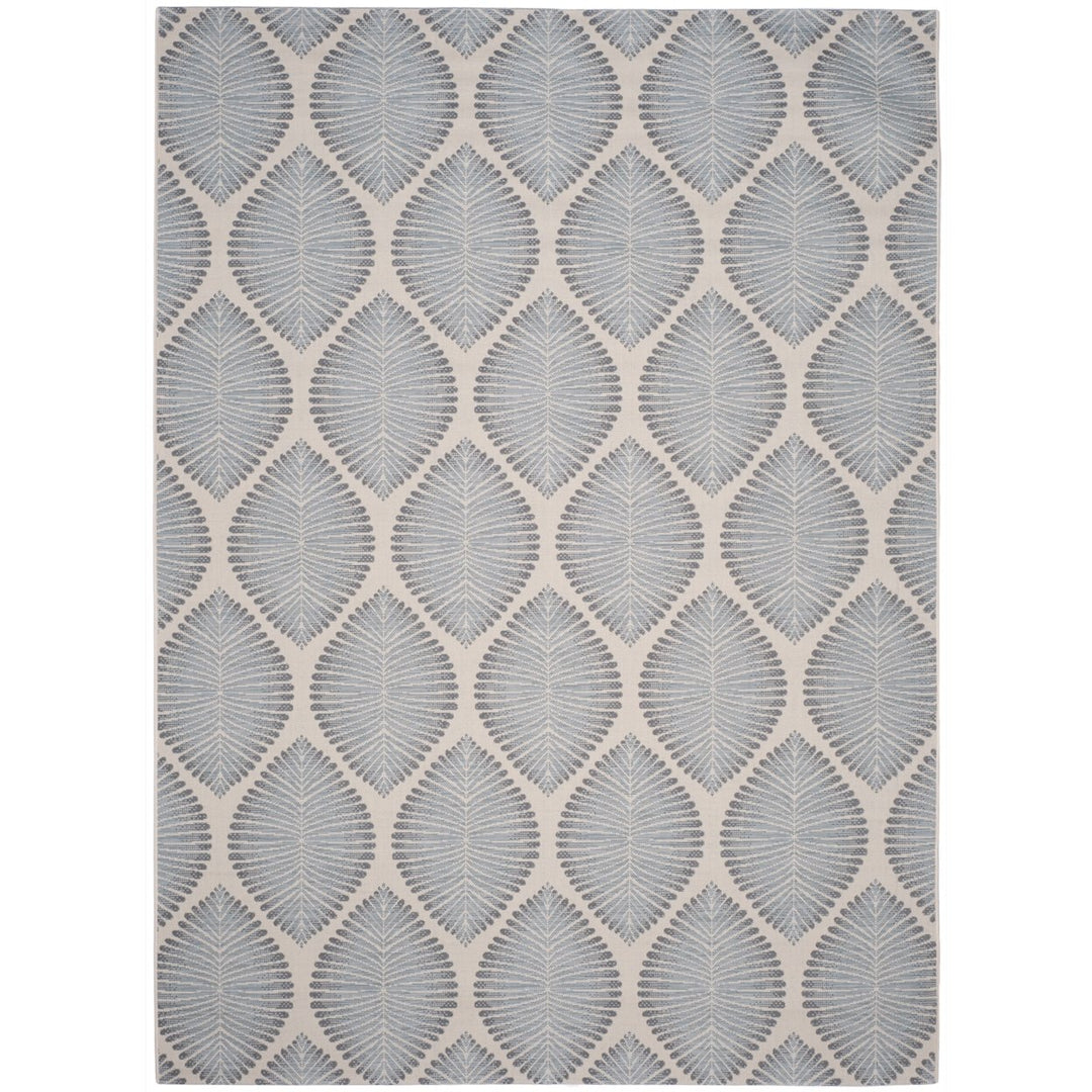 SAFAVIEH Outdoor CY7504-23612 Courtyard Beige / Anthracite Rug Image 1