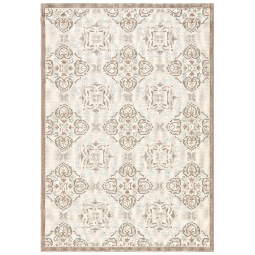 SAFAVIEH CY7978-79A18 Courtyard Beige / Dark Beig Image 1