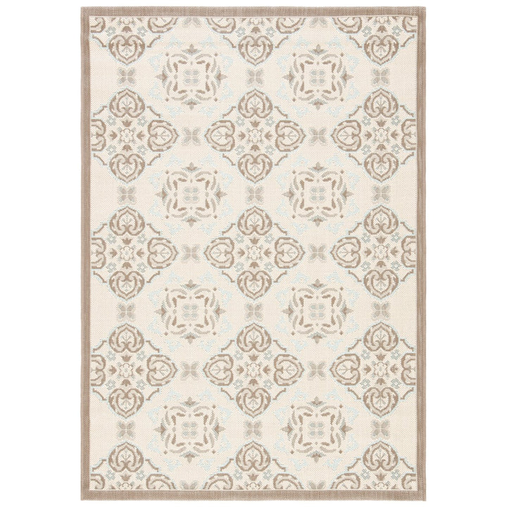 SAFAVIEH CY7978-79A18 Courtyard Beige / Dark Beig Image 1