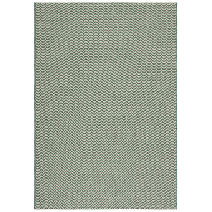 SAFAVIEH Outdoor CY8022-32221 Courtyard Dark Green / Beige Rug Image 4