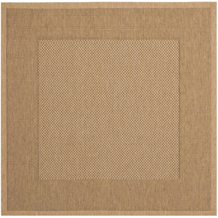 SAFAVIEH Outdoor CY7987-39A5 Courtyard Natural / Gold Rug Image 7