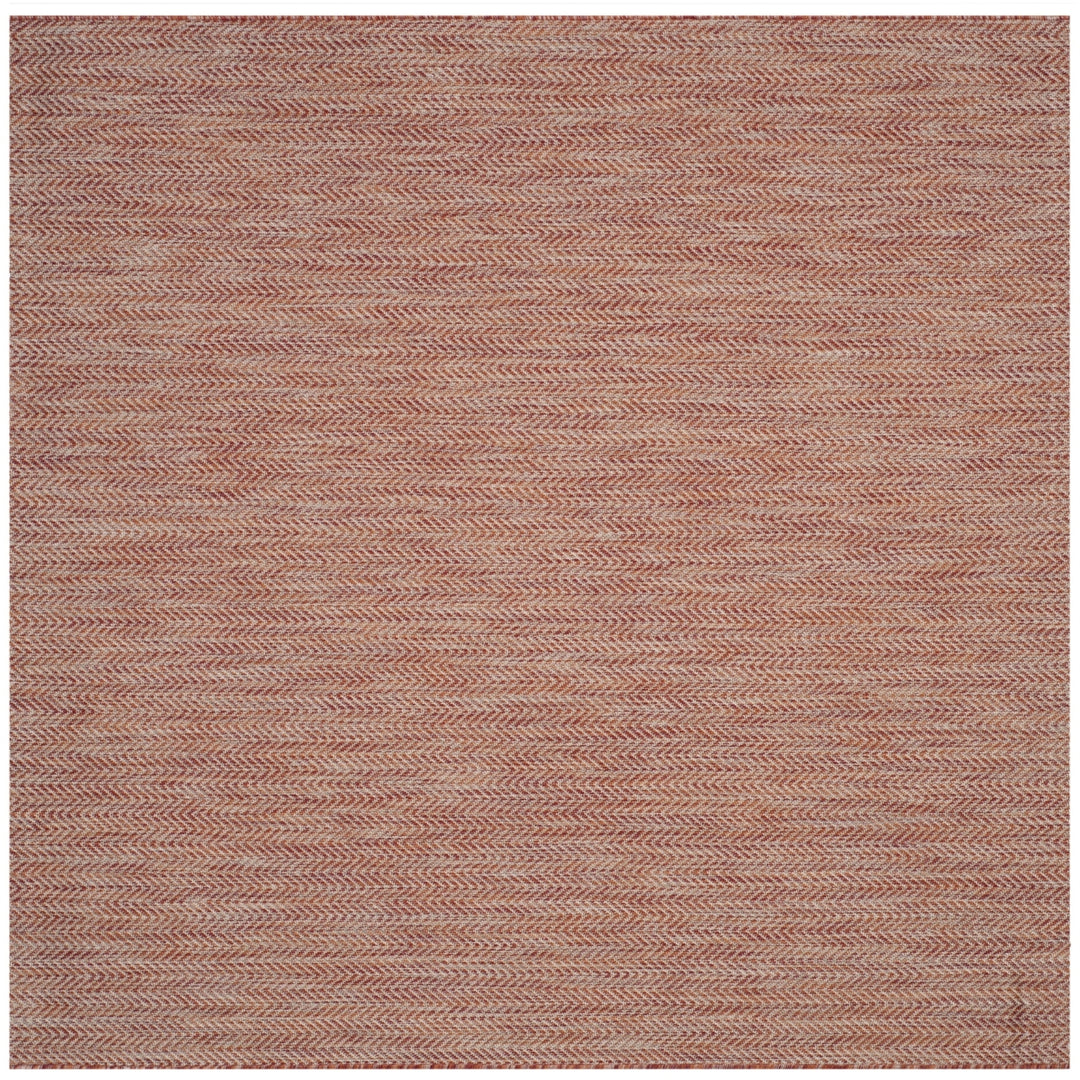 SAFAVIEH Outdoor CY8022-36521 Courtyard Red / Beige Rug Image 7