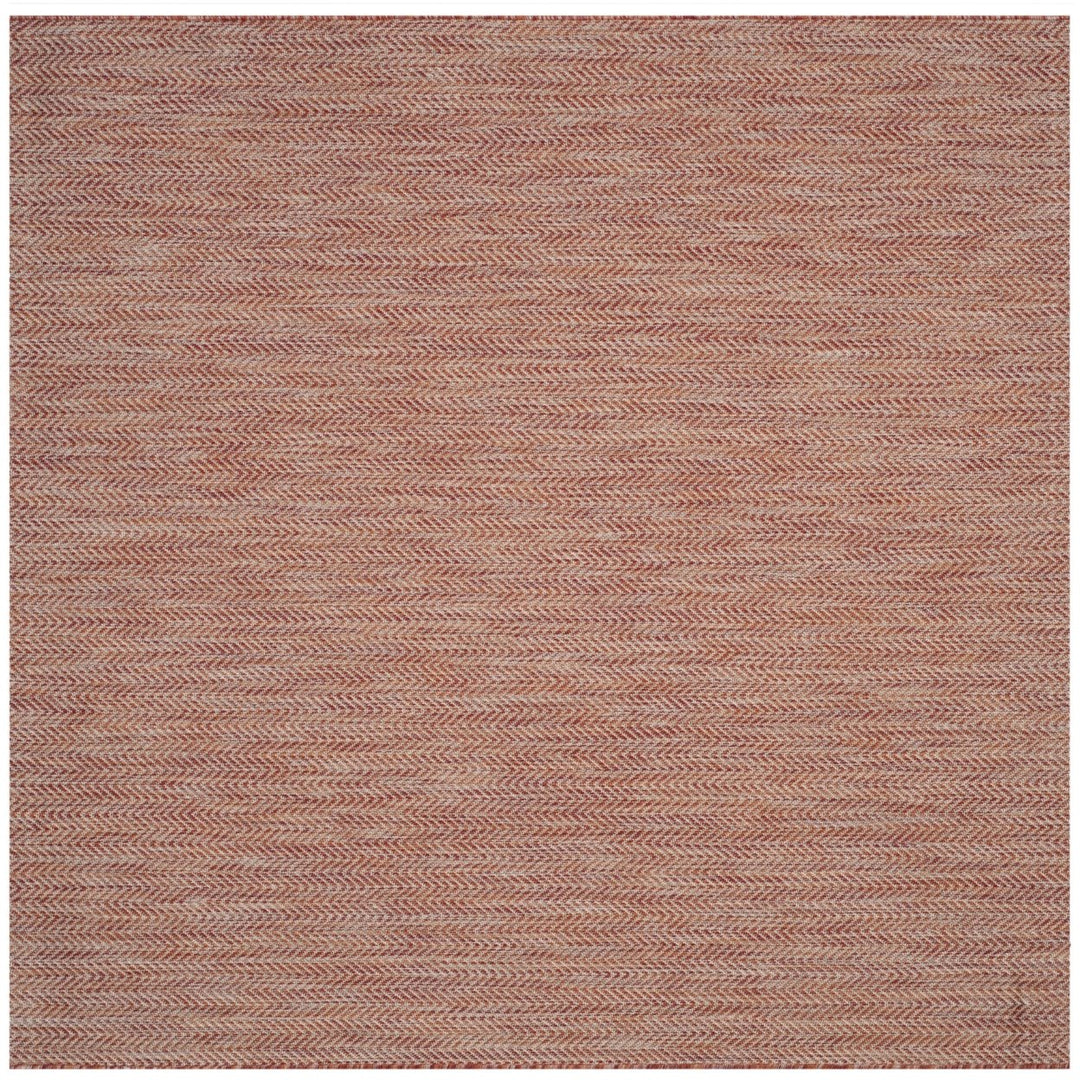 SAFAVIEH Outdoor CY8022-36521 Courtyard Red / Beige Rug Image 1