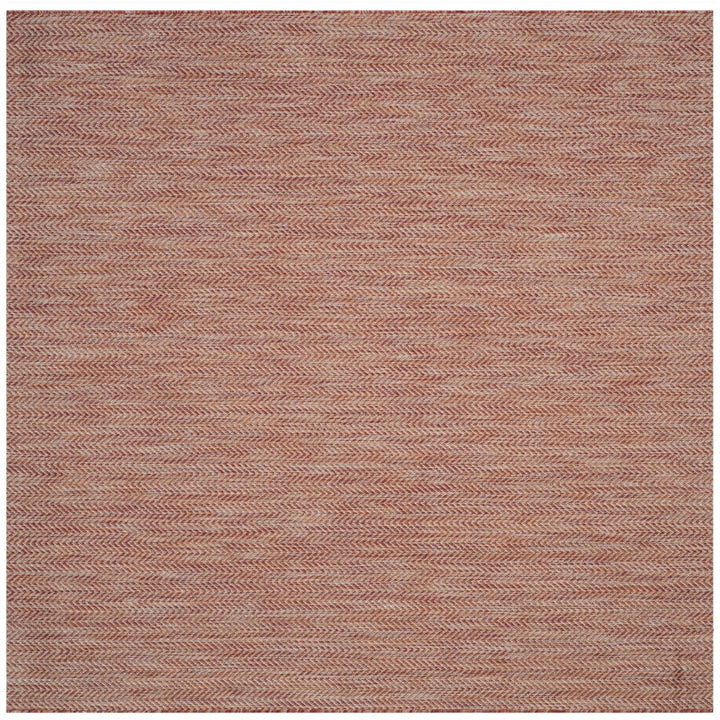 SAFAVIEH Outdoor CY8022-36521 Courtyard Red / Beige Rug Image 1