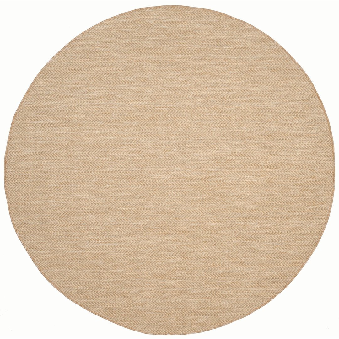 SAFAVIEH Outdoor CY8022-03012 Courtyard Natural / Cream Rug Image 5