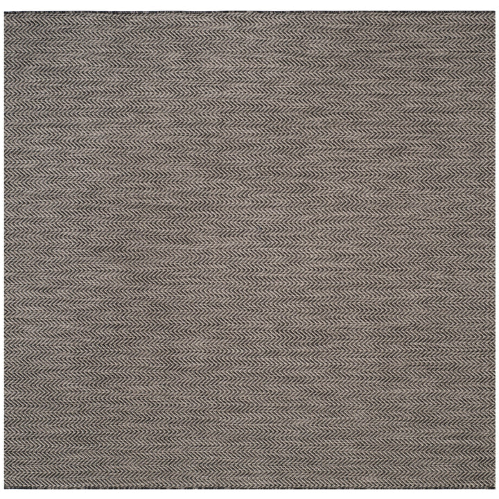 SAFAVIEH Outdoor CY8022-36621 Courtyard Black / Beige Rug Image 8