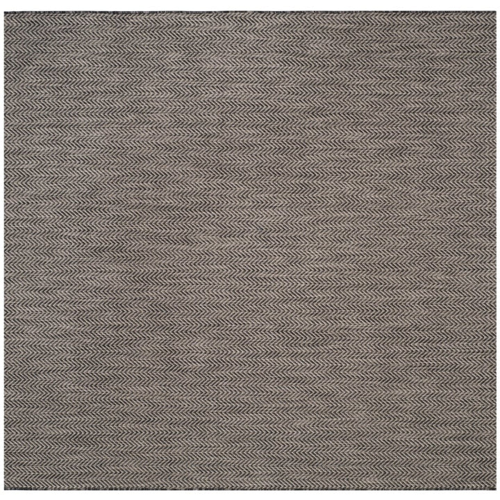 SAFAVIEH Outdoor CY8022-36621 Courtyard Black / Beige Rug Image 1