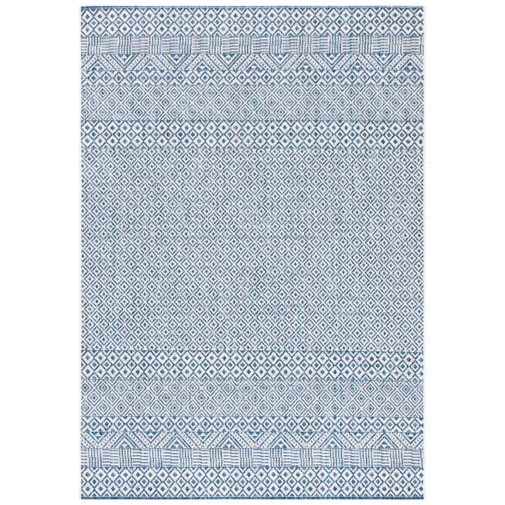 SAFAVIEH Outdoor CY8235-53412 Courtyard Blue / Navy Rug Image 4