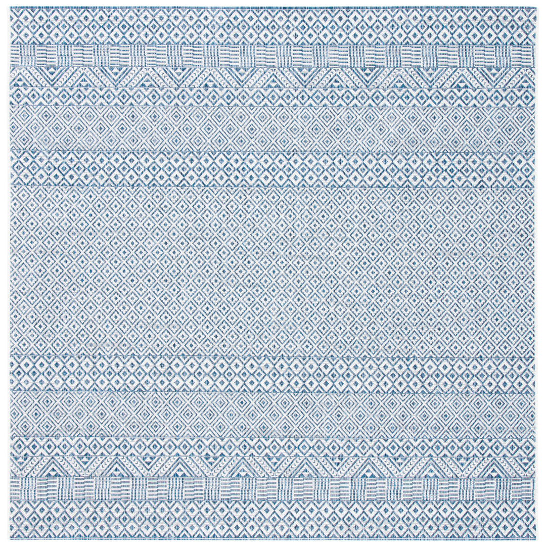 SAFAVIEH Outdoor CY8235-53412 Courtyard Blue / Navy Rug Image 7