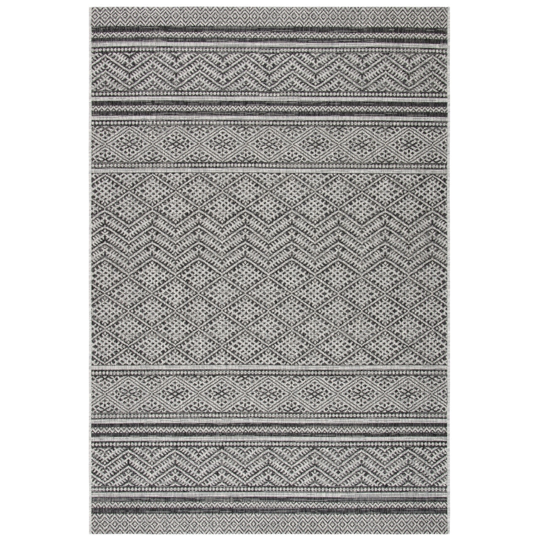 SAFAVIEH CY8168-37621 Courtyard Black / Grey Image 1