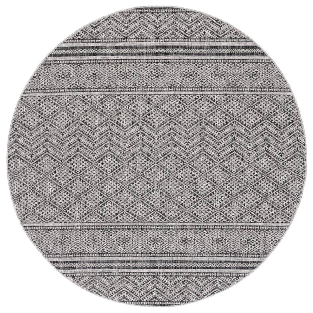 SAFAVIEH CY8168-37621 Courtyard Black / Grey Image 1